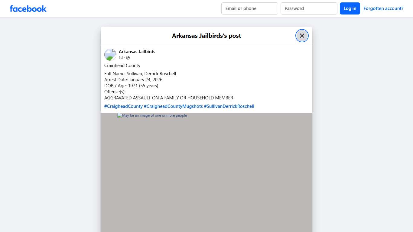 Craighead County Full Name:... - Arkansas Jailbirds Facebook